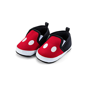 Mickey Mouse Red and Black Infant Shoes