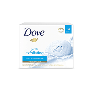 Dove Beauty Bar More Moisturizing Than Bar Soap Gentle Exfoliating